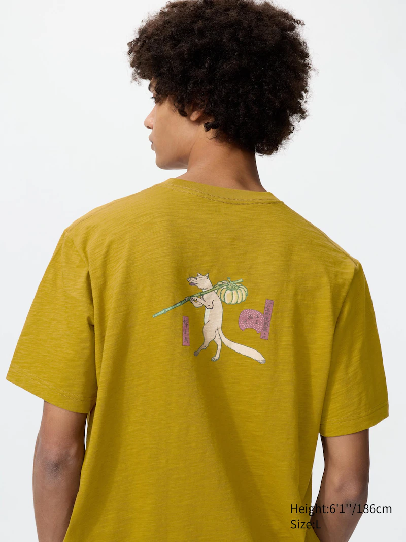 Футболка ukiyo-e с мотивами животных