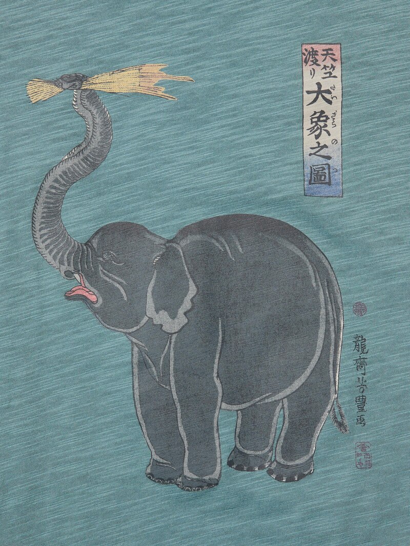 Футболка ukiyo-e с животными