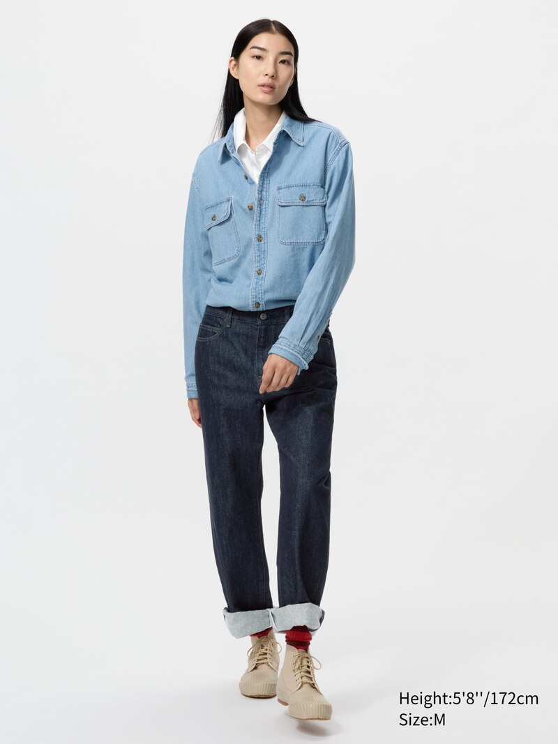 Джинсовая рубашка