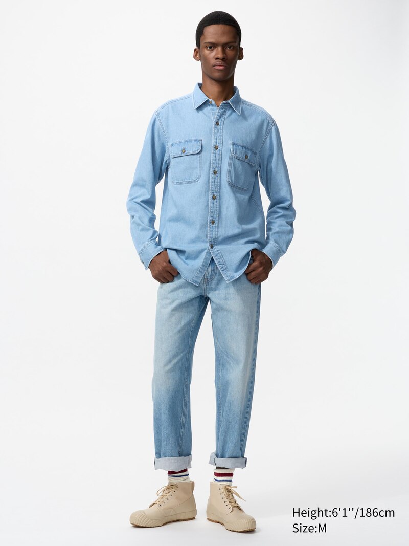 Джинсовая рубашка