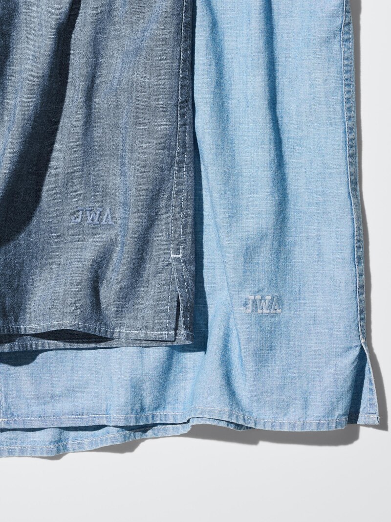 Рубашка overshirt из шамбре