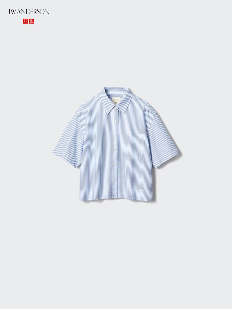 Рубашка oxford boxy (в полоску)