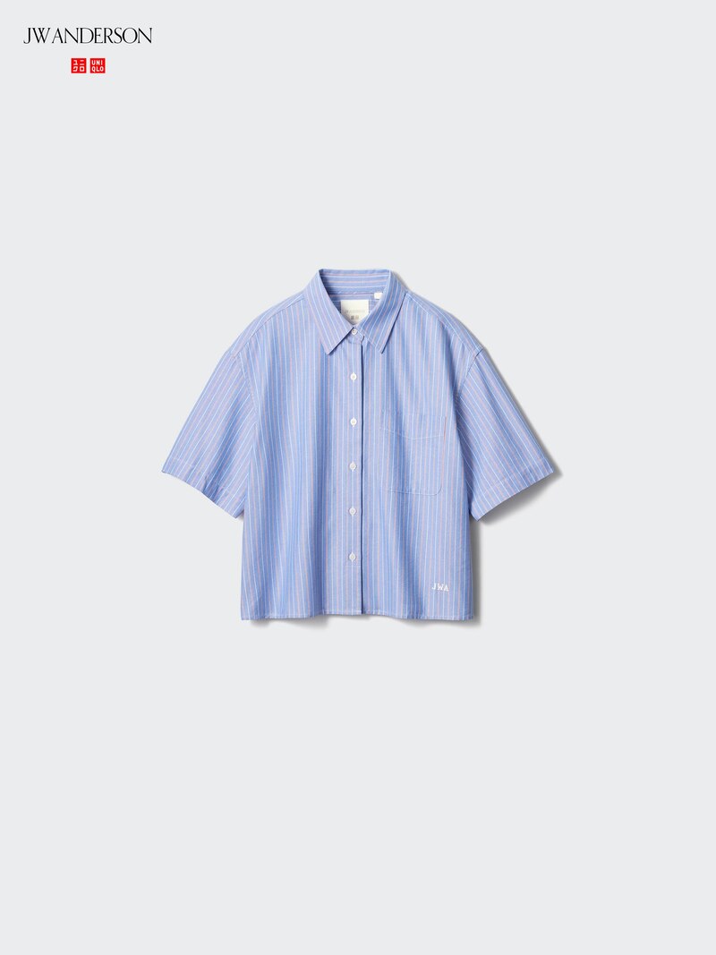 Рубашка oxford boxy (в полоску)