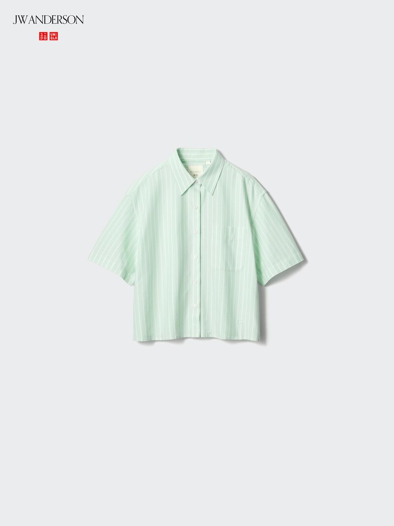 Рубашка oxford boxy (в полоску)