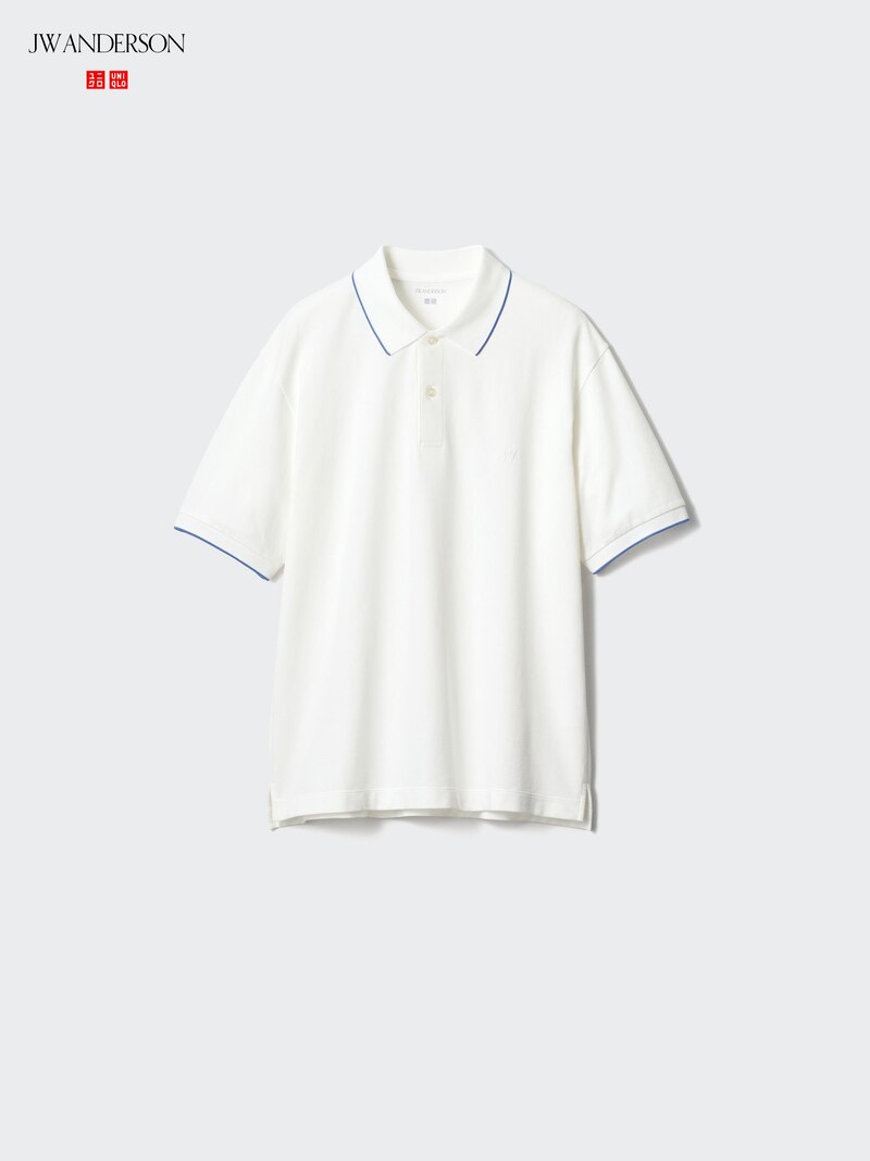 Поло из сухого пике с контрастной отделкой