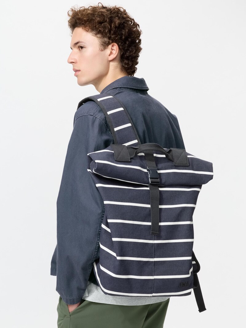 Рюкзак с роликом (в полоску)