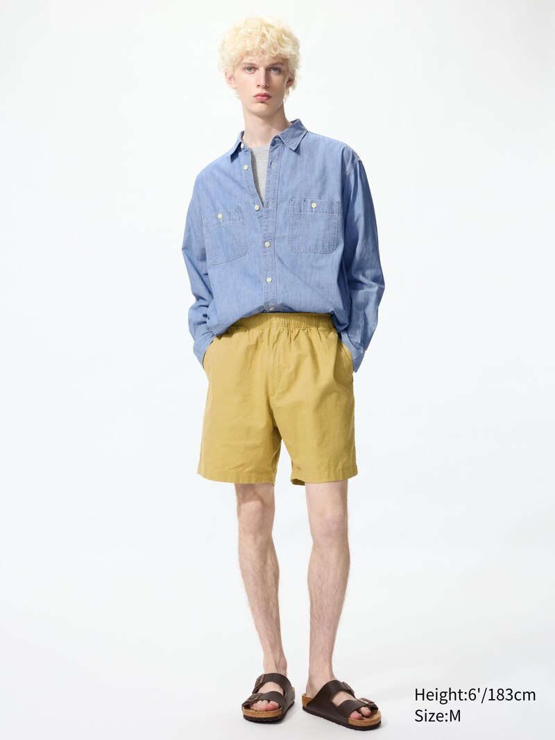 Льняные шорты easy shorts