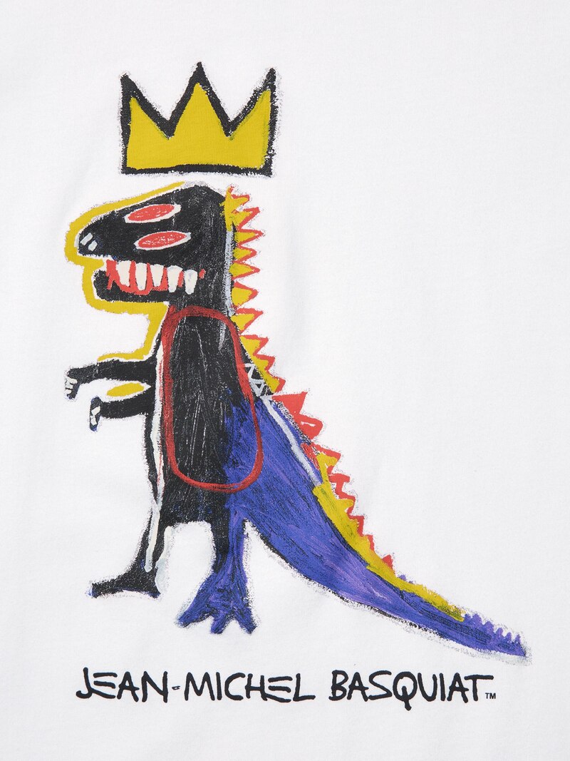 Футболка с графикой ny pop art ut (жан-мишель баскиа)