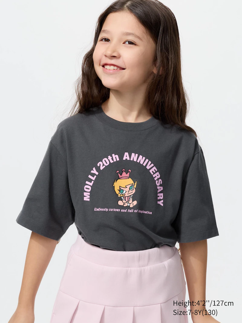 Футболка с графическим принтом pop mart ut