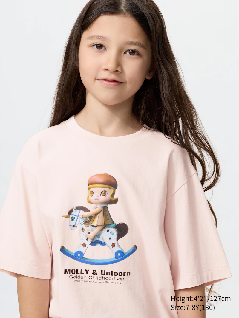 Футболка с графическим принтом pop mart ut