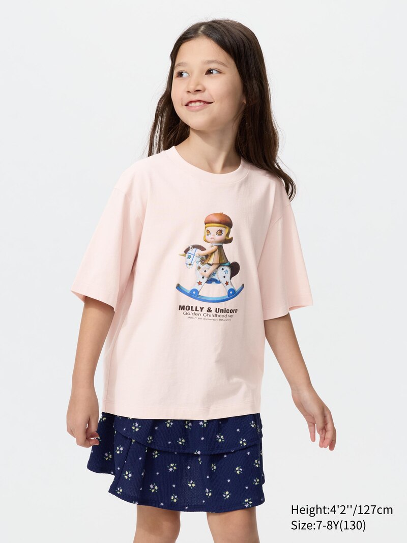 Футболка с графическим принтом pop mart ut