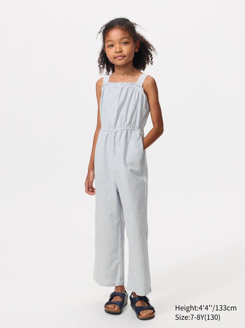 Комбинезон из льна (в полоску)