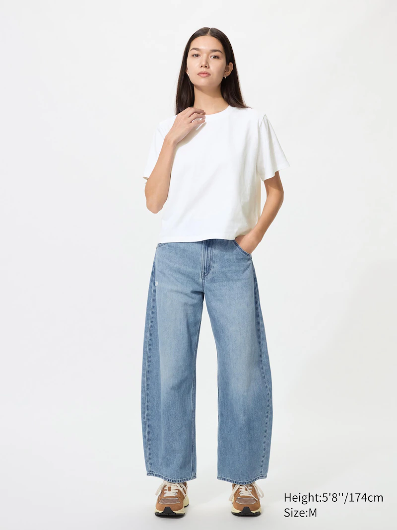 Футболка из вымытого хлопка прямого кроя