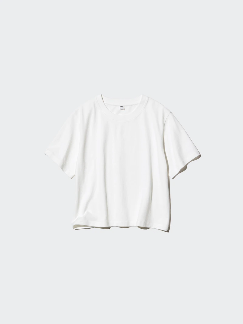 Футболка из вымытого хлопка прямого кроя