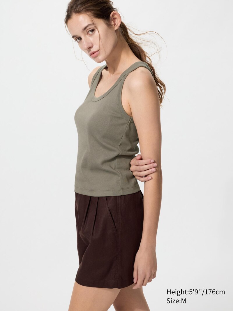 Мягкий жилет из ребристого трикотажа