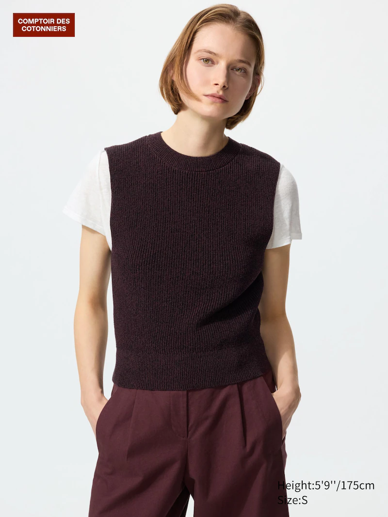 Безрукавка из мерсеризированного хлопка