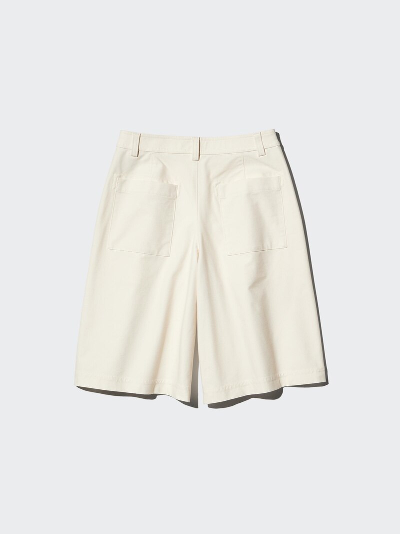 Шорты из джерси с плиссировкой