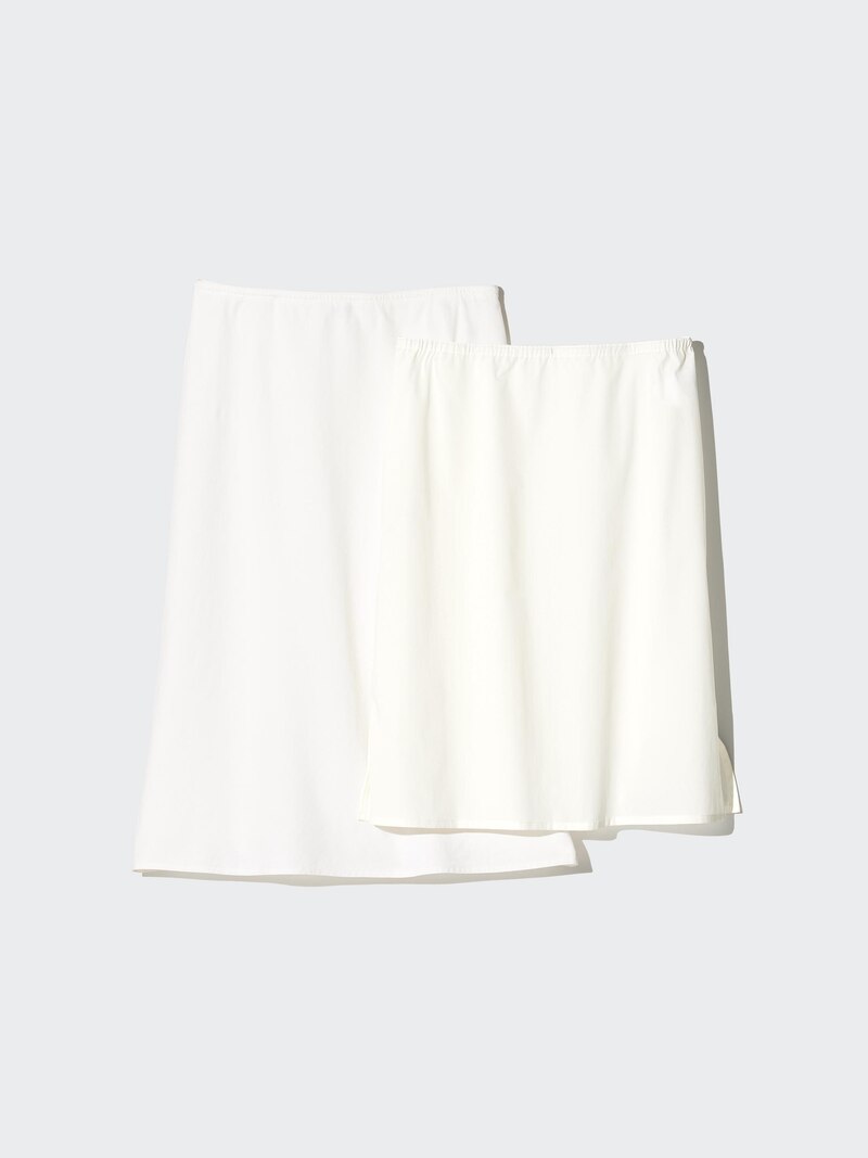 Миди-юбка из смесового льна узкого кроя