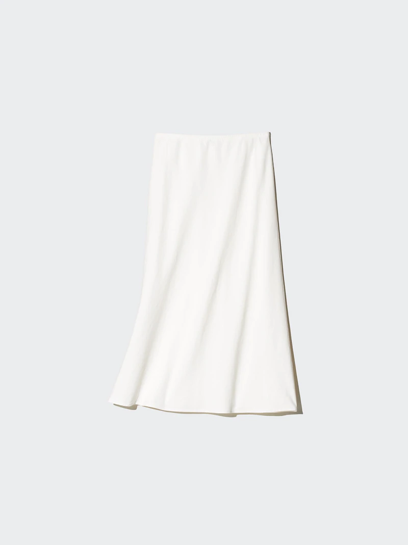 Юбка макси из смесового льна