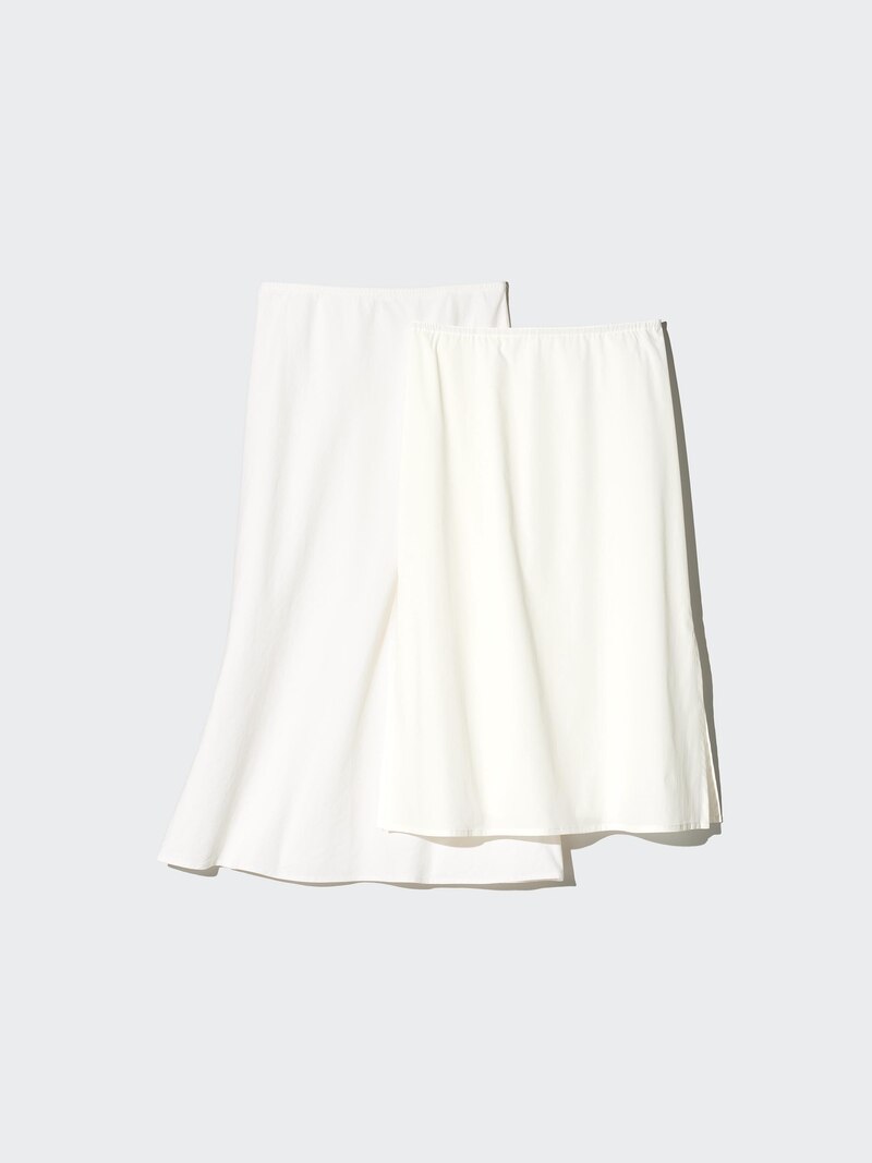 Юбка макси из смесового льна