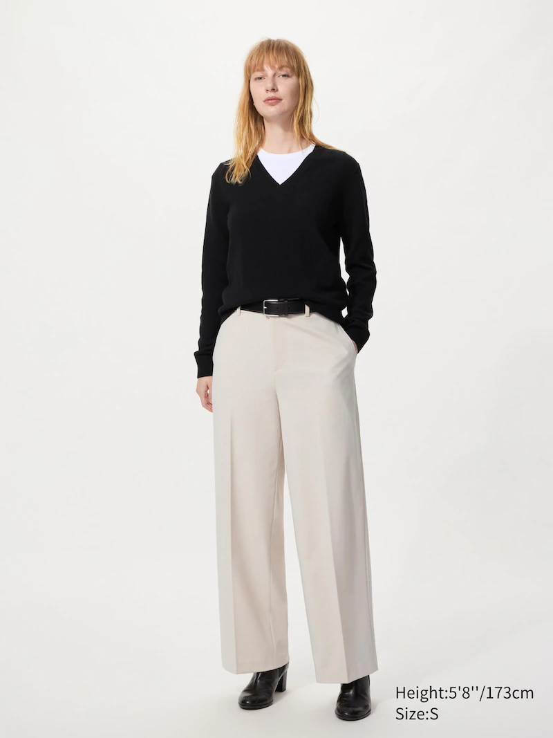 Широкие умные брюки