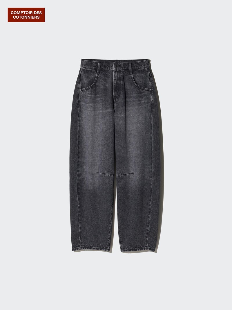 Джинсы с широкими брючинами