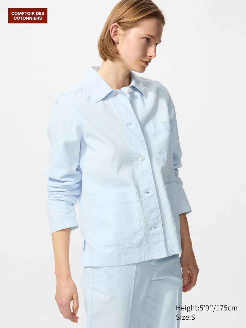 Пиджак из льняно-хлопковой смеси