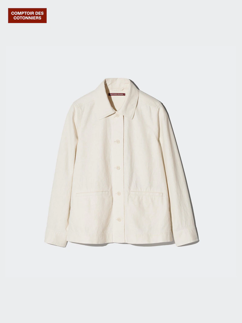 Льняно-хлопковый пиджак