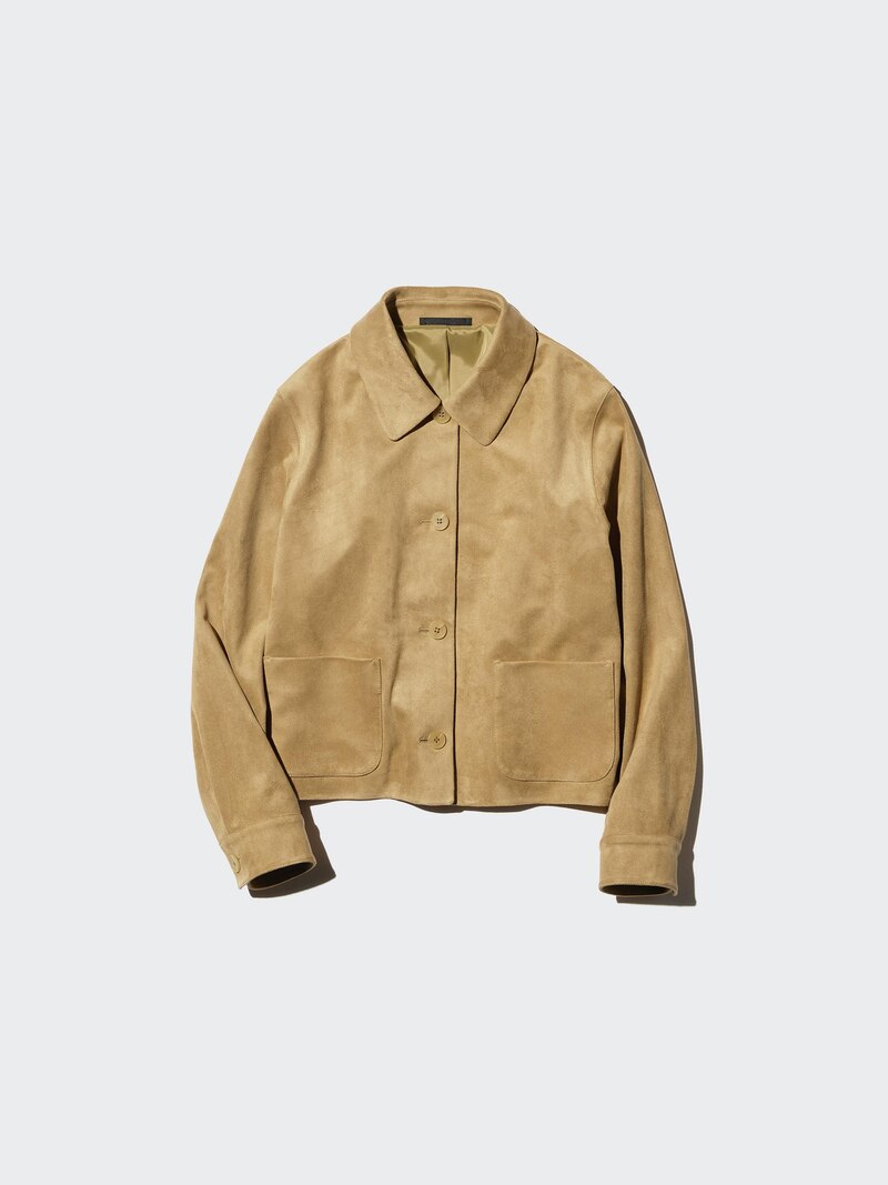 Мягкая короткая куртка из мягкой щетины