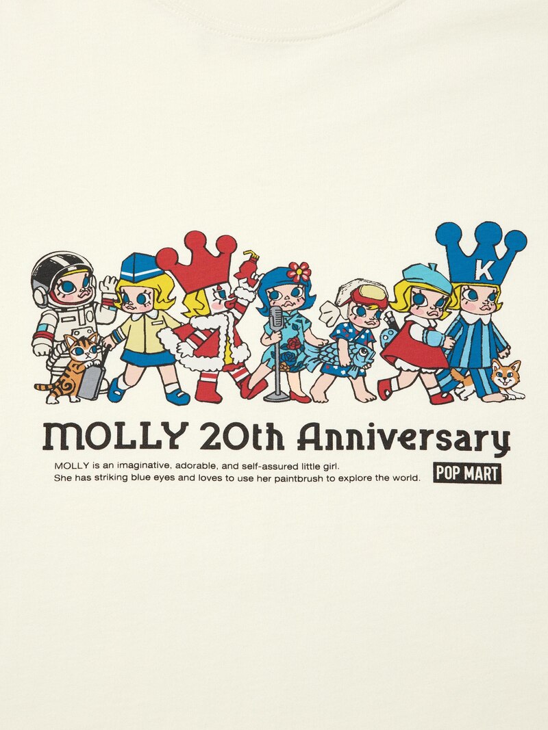 Футболка с графическим принтом pop mart ut