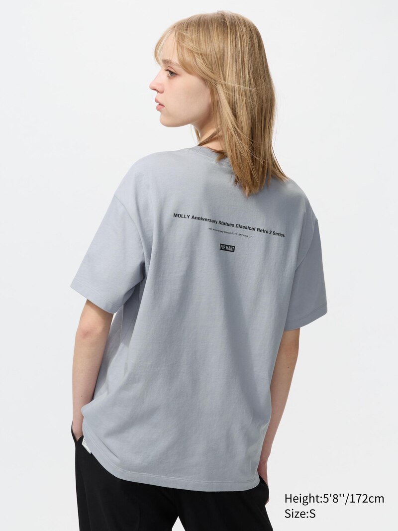 Футболка с графическим принтом pop mart ut