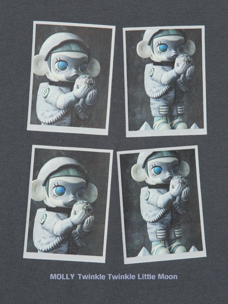 Футболка с графическим принтом pop mart ut