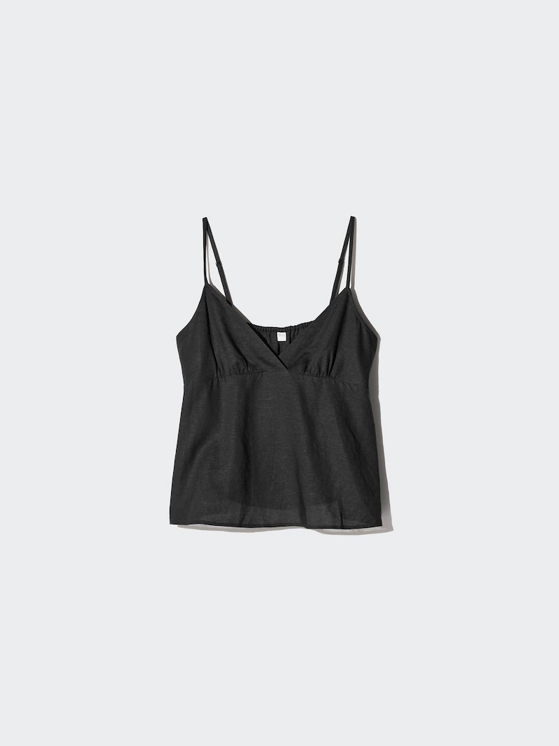 Топ-майка из льна для женщин