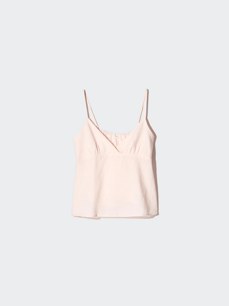 Топ-майка из льна для женщин