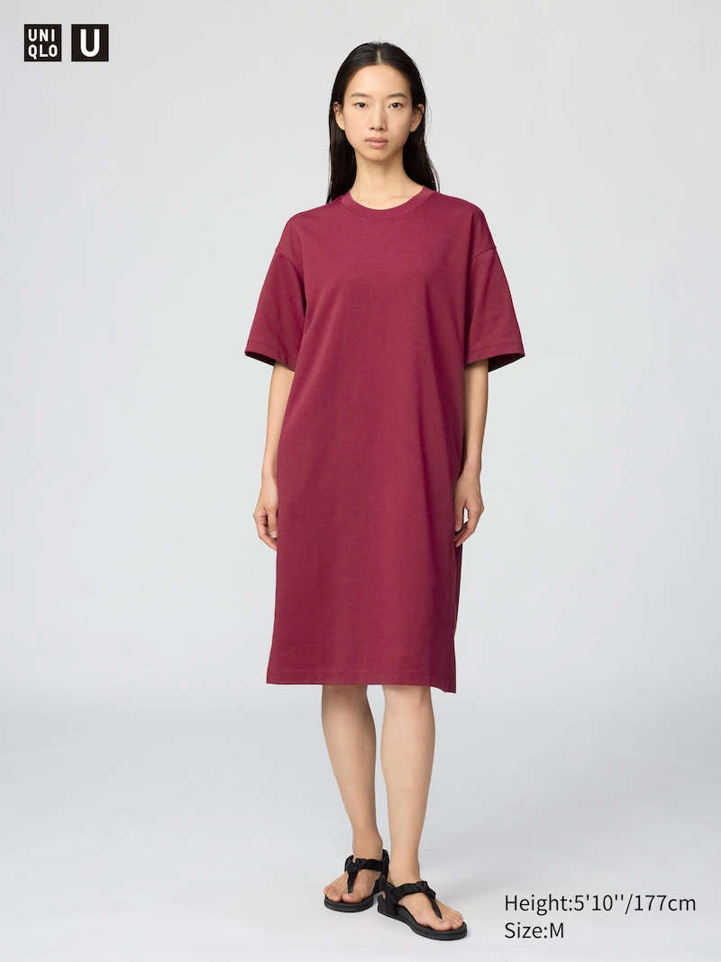 Платье из коллекции airism cotton с короткими рукавами