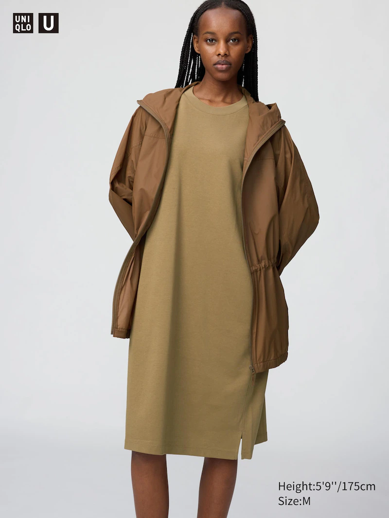 Платье из коллекции airism cotton с короткими рукавами