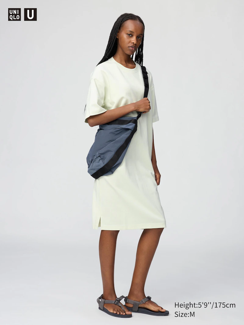 Платье из коллекции airism cotton с короткими рукавами