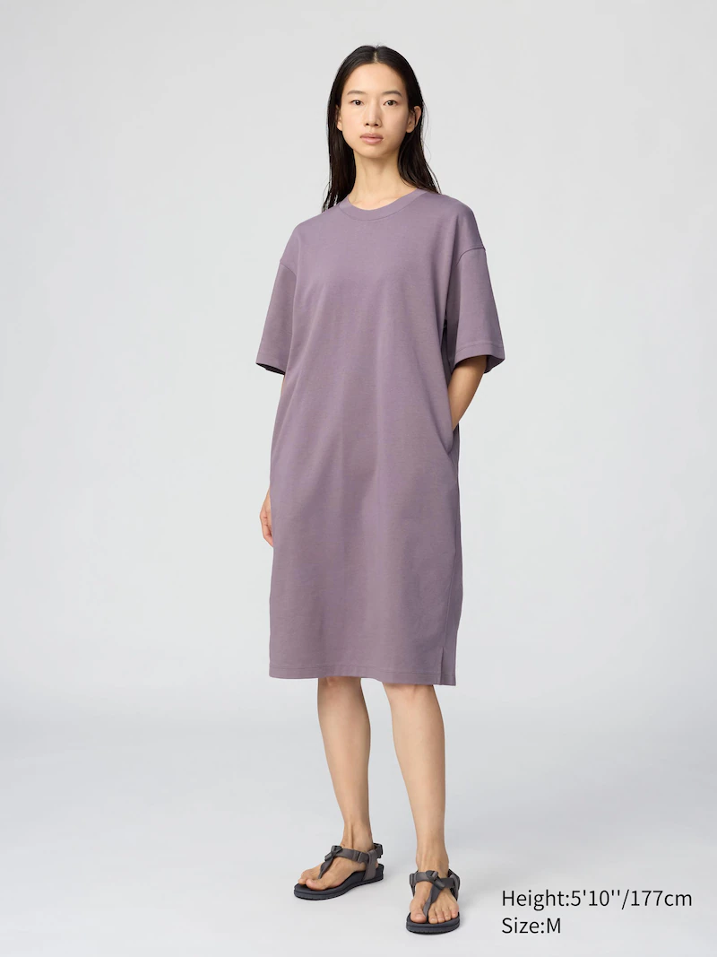 Платье из коллекции airism cotton с короткими рукавами