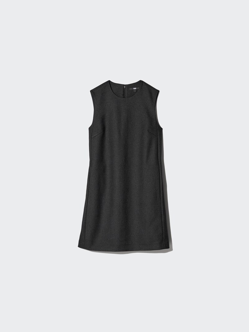 Платье мини без рукавов shift