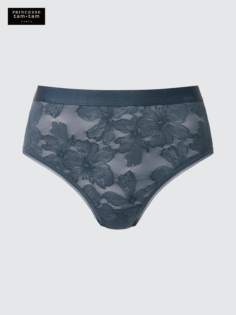 Трусы с высокой посадкой (микро кружево)