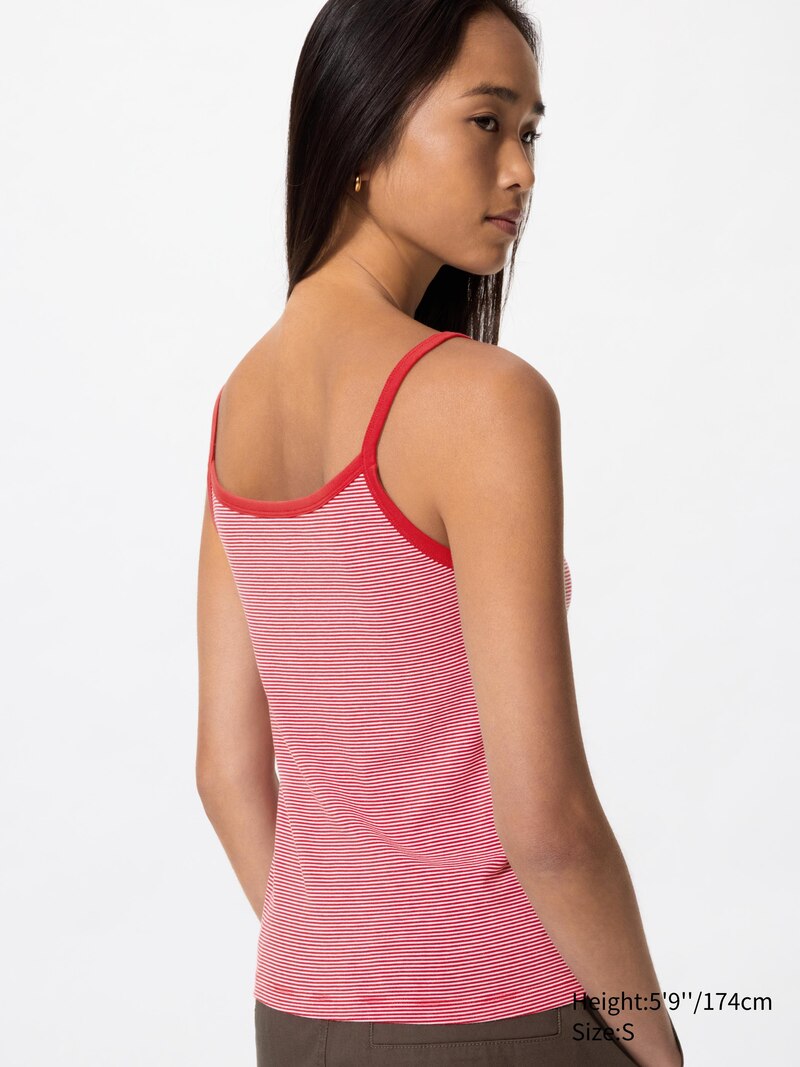 Легкое модальное топик-майка в полоску