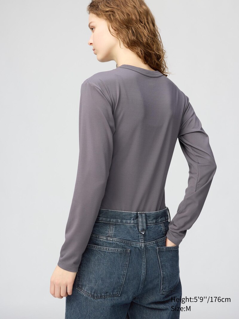 Боди с длинным рукавом airism