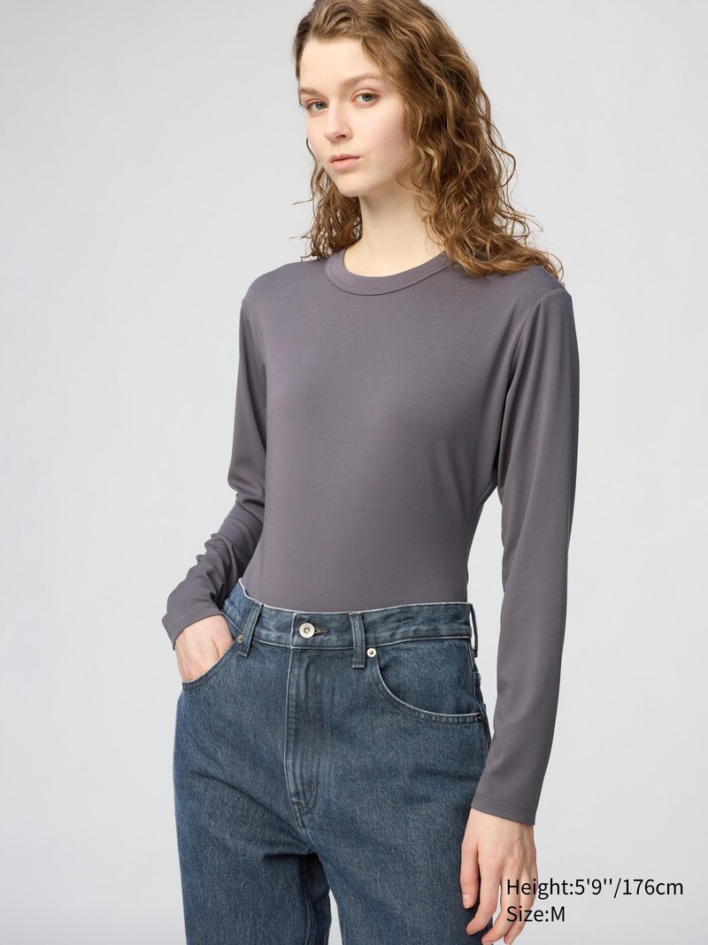 Боди с длинным рукавом airism