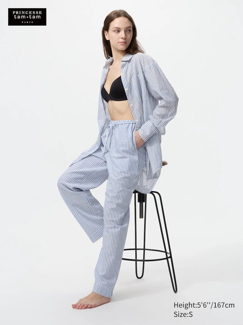 Длинные брюки из хлопка и вискозы