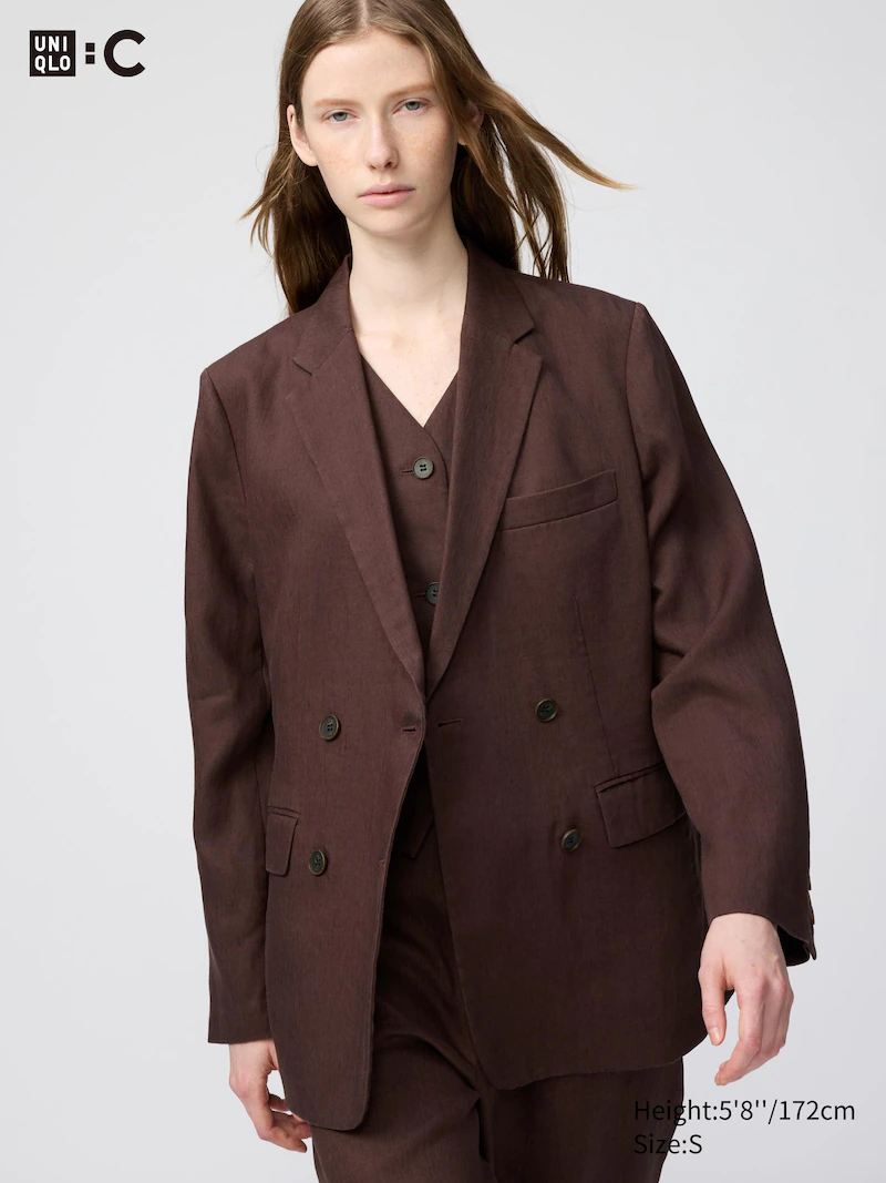 Пиджак из 100% премиального льна