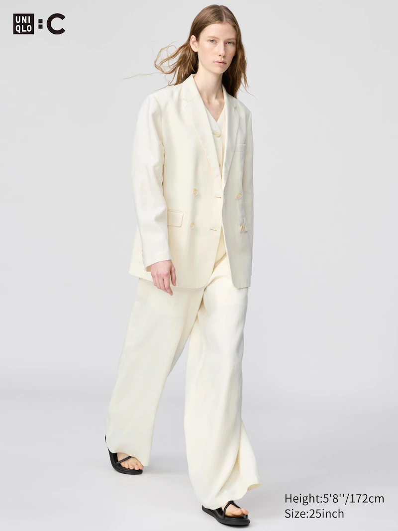 Широкие льняные брюки из премиум-класса