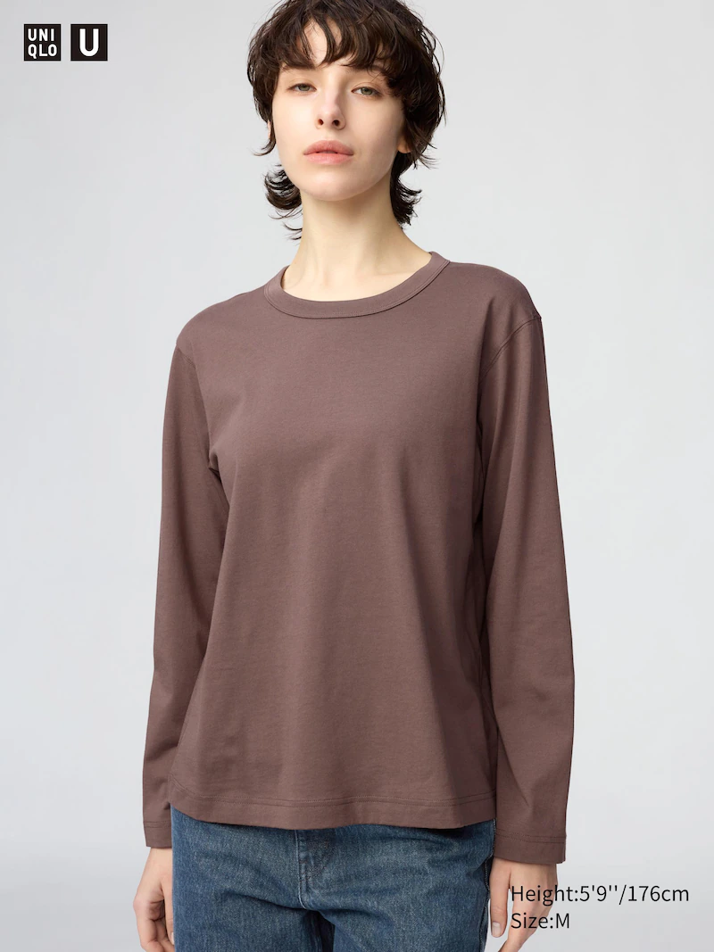 Лонгслив из 100% супима-хлопка