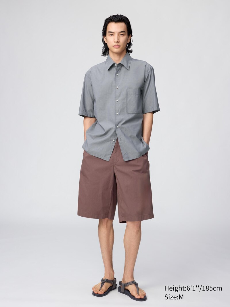 Рубашка прямого кроя (короткий рукав)