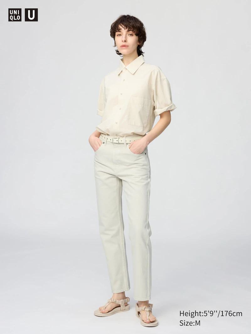 Рубашка прямого кроя (короткий рукав)