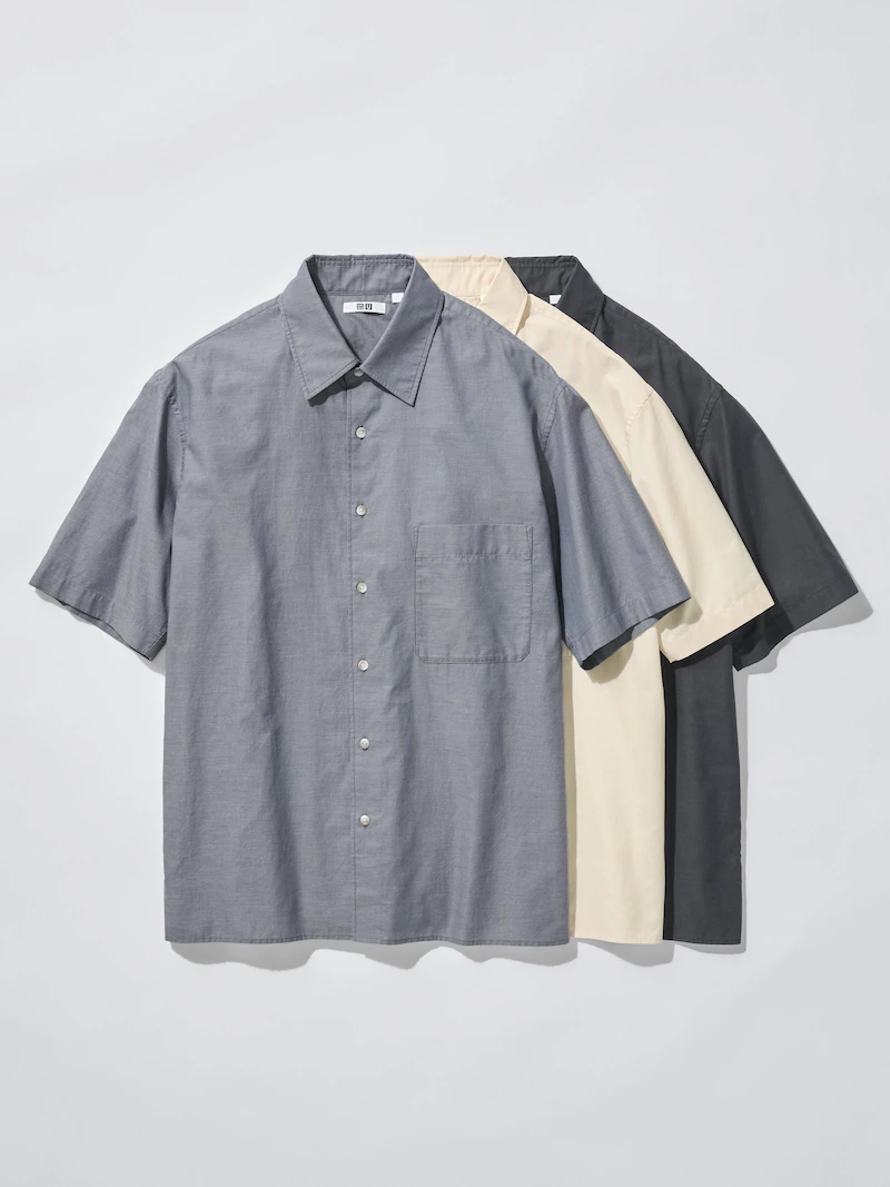 Рубашка прямого кроя (короткий рукав)